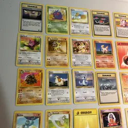 Vintage Pokemon Card Lot Base Set Jungle Fossil Neo 50 Cards Good Condition - Image 3