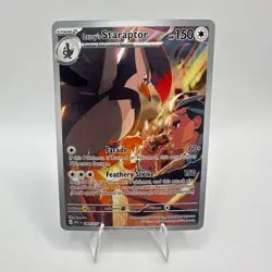 Pokemon Larry's Staraptor 249/217 Ascended Heroes Illustration Rare IR Holo Card - Image 1
