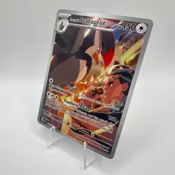 Pokemon Larry's Staraptor 249/217 Ascended Heroes Illustration Rare IR Holo Card - Image 3