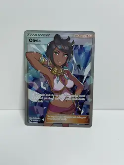 Pokemon TCG Olivia Crimson Invasion Full Art Ultra Rare Trainer Card 111/111 NM - Image 1