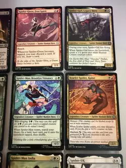 Magic The Gathering Marvel’s Spider-Man 18 Card Lot Legendary Creature Heros - Image 4