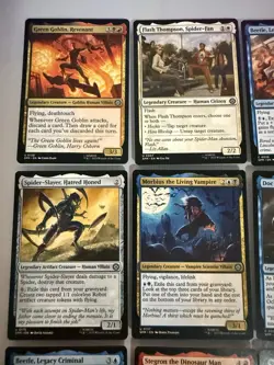 Magic The Gathering Marvel’s Spider-Man 18 Card Lot Legendary Creature Villains - Image 3