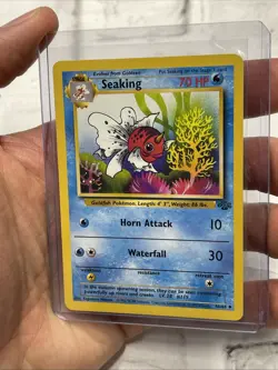 Pokemon TCG Seaking Jungle 46/64 Unlimited Uncommon Card WOTC NM Near Mint Vtg - Image 2