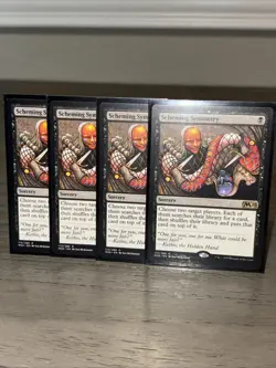 4x Scheming Symmetry M20 Core 2020 Rare MTG Magic the Gathering NM - Image 1
