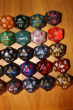 MTG Oversized Spindown d20 Dice Lot of 45 - Image 4