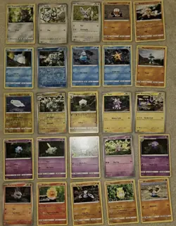 25 Unique Yuka Morii Clay Figure Artwork Pokemon Card Lot-No Duplicates- NM - Image 1