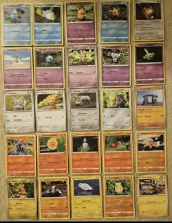 25 Unique Yuka Morii Clay Figure Artwork Pokemon Card Lot-No Duplicates- NM - Image 2