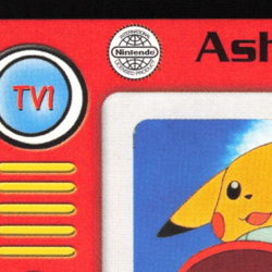 Ash Ketchum - TV1 - Topps Pokemon Series 1 - 1st Print BLUE Logo UK - Image 3