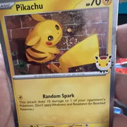 Pikachu 051/162 Cosmos Holo 2026 Pokemon Day Stamped Promo (Tail Swirl) - Image 2