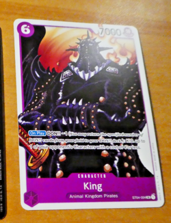 ONE PIECE ENGLISH CARD GAME CARTE King ST04-004 R NM - Image 1