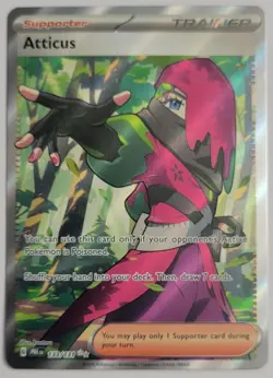 ATTICUS - 133/131 133/131 HOLO ULTRA RARE SV: PRISMATIC EVOLUTIONS POKEMON NM - Image 1
