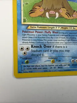 Light Piloswine 26/105 Neo Destiny 2002 Rare Vintage WOTC Pokemon - Image 3