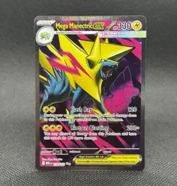 Pokemon TCG Mega Manectric ex 158/132 Me01: Mega Evolution Holo NM - Image 1