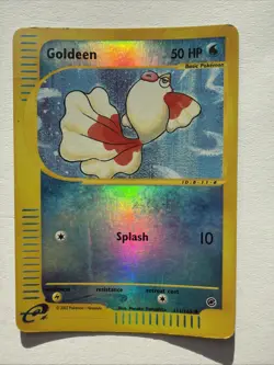 Goldeen 111/165 Reverse Holo Base Set Pokemon TCG Expedition Vintage - Image 1