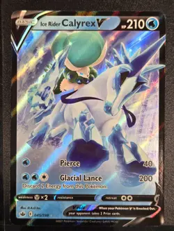 Ice Rider Calyrex V #45 Pokemon Chilling Reign - Image 1