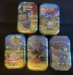 Ascended Heros Pokemon Mini Tins complete set - Image 1
