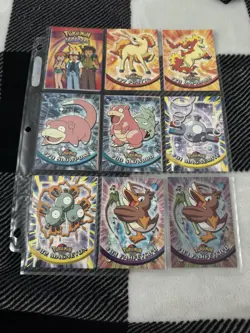 2000 TOPPS POKEMON TV ANIMATION EDITION SERIES 2 NEAR COMPLETE SET W FOILS 71/72 - Image 1