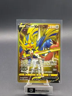 Zacian V (Secret) Pokemon Sword & Shield Base Set 211/202 Secret Rare Near Mint - Image 1