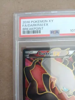 PSA 9 Darkrai EX XY Breakpoint Full Art #118 MINT 118/122 FA 2016 POKEMON TCG - Image 2