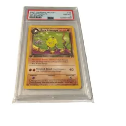 2000 PSA 8 Pokemon Dark Primeape 1st Edition Rocket #43 Graded - Image 1
