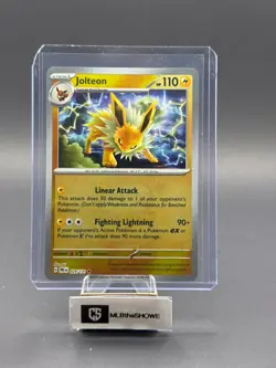 Jolteon (Master Ball Pattern) Pokemon Prismatic Evolutions 029/131 Near Mint - Image 1