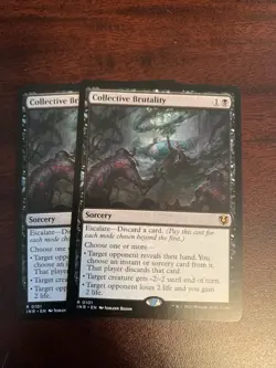 MTG Foil - Collective Brutality - 101 / NM / English X2 - Image 1