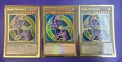x3 Dark Magician Gold Rare 1st Edition MAGO-EN002 NM/LP Yugioh - Image 1