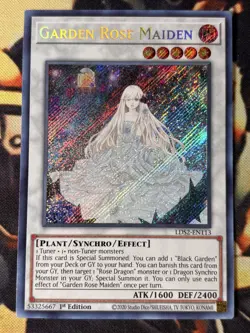 Yugioh: Garden Rose Maiden - LDS2-EN113 - Secret Rare - 1st Edition - NM - Image 1