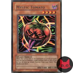 Yugioh Mystic Tomato DB1-EN057 Rare NM - Image 1