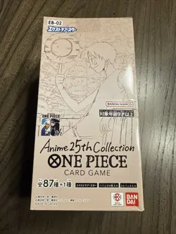 One Piece TCG Japanese Anime 25th Collection EB-02 Booster Pack - Image 1