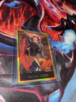 DON!! Card (Nico Robin) (Gold) One Piece Heroines Edition - Image 3