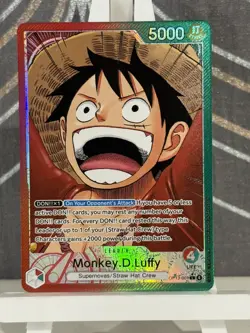 Monkey.D.Luffy OP13-001 Leader Alt Art Carrying On His Will One Piece TCG - Image 1