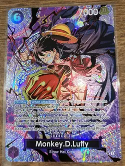Monkey.D.Luffy (SP) ST26-005 Adventure On Kami's Island OP15 - ENGLISH NM - Image 1