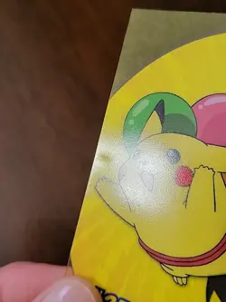 LP! Pokemon Topps Tv Animation Clear Card Pikachu #25 Pc1 Blue Logo - Image 3