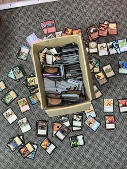 Huge MTG Vintage Card Lot - Hundreds Of Cards - Magic The Gathering - Image 1
