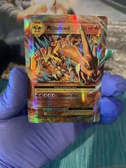 Pokemon TCG Mega-Charizard-EX Evolutions Holo Rare Card 13/108 - Image 1