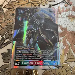 Digimon Card Game Examon (X Antibody) BT21-052 SR World Convergence NM - Image 1