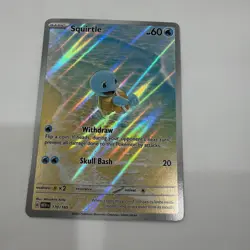 Pokemon Squirtle Holo Card TCG SV Scarlet & Violet 151 Series 170/165 - Image 2