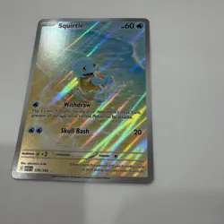 Pokemon Squirtle Holo Card TCG SV Scarlet & Violet 151 Series 170/165 - Image 5