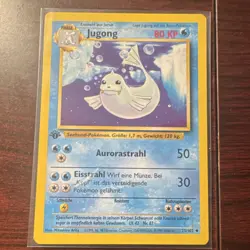 Pokemon Dewgong 025/102 Base Set 1st Edition German Card - Image 1