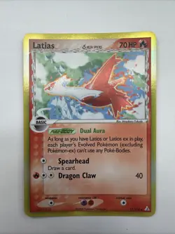 Pokemon Latias Holon Phantoms TCG Card 11/110 Holo Rare With Print Line - Image 1