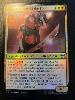 Karai, Future Of The Foot 0151 Foil Uncommon Teenage Mutant Ninja Turtles MTG - Image 1