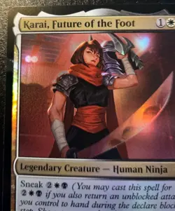 Karai, Future Of The Foot 0151 Foil Uncommon Teenage Mutant Ninja Turtles MTG - Image 2