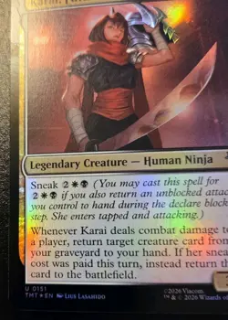 Karai, Future Of The Foot 0151 Foil Uncommon Teenage Mutant Ninja Turtles MTG - Image 4