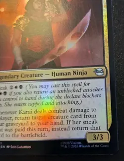 Karai, Future Of The Foot 0151 Foil Uncommon Teenage Mutant Ninja Turtles MTG - Image 5