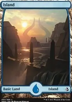 Island (Full Art) X4 (Amonkhet (2017)) MTG (NM) *CCGHouse* Magic - Image 1