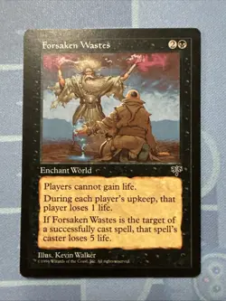 Forsaken Wastes Mirage MTG Magic the Gathering - Image 1