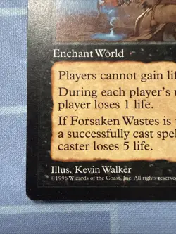 Forsaken Wastes Mirage MTG Magic the Gathering - Image 5