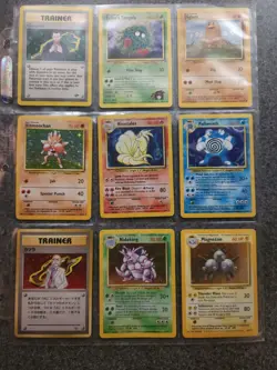 Vintage Pokemon TCG Binder Collection Lot Of 42 Cards - 15 HOLOS - LP☄ - Image 3