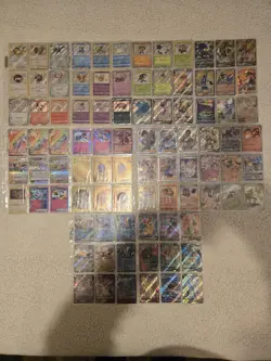Pokemon BINDER Collection lot NM Modern Secret Rare GOLD SHINY VAULT TRAINER - Image 1